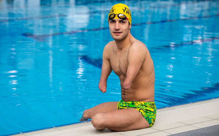 Ahmed Kelly wears Bloody Bewdie Ahmed Kelly wears Bloody Bewdie