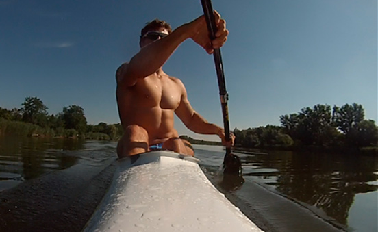 Murray Stewart On board with Olympic Champion Murray Stewart