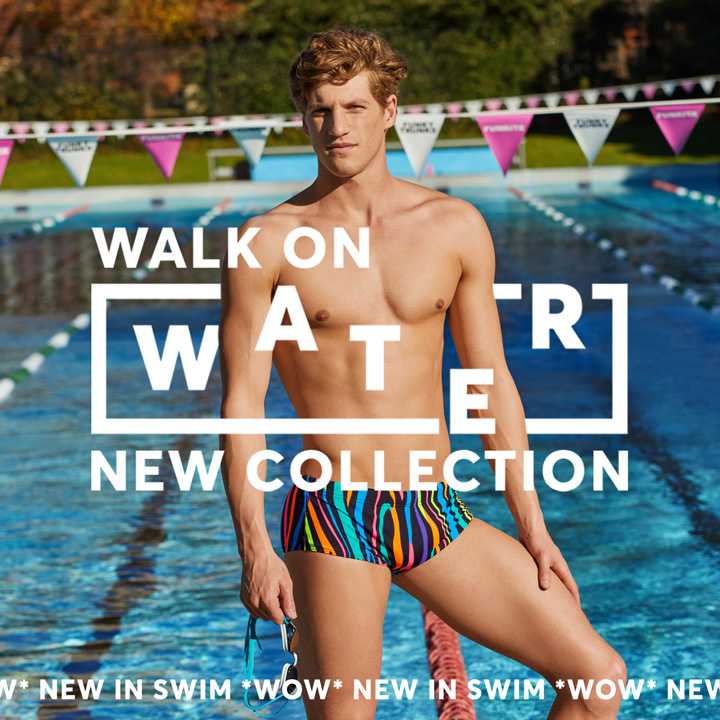 Walk On Water, New Swimwear Collection, Funky Trunks