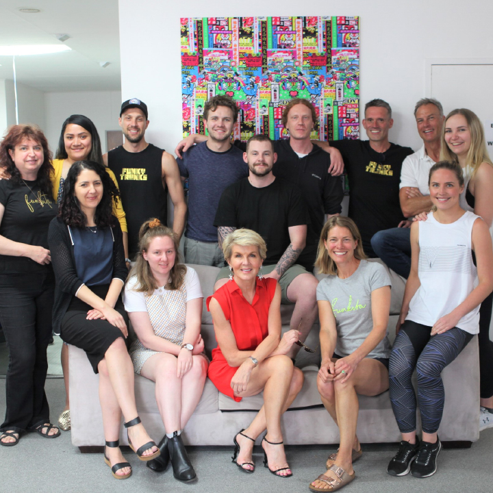 Julie Bishop visits Funky HQ